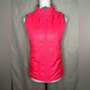 Layer 8 Girl’s Reversible Puffer Vest XL Gray Pink
